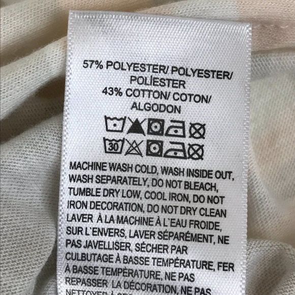 Lucky Brand Twist Front Camo Tee Women's Size Medium Cap Sleeves Crew Neck - Picture 8 of 8